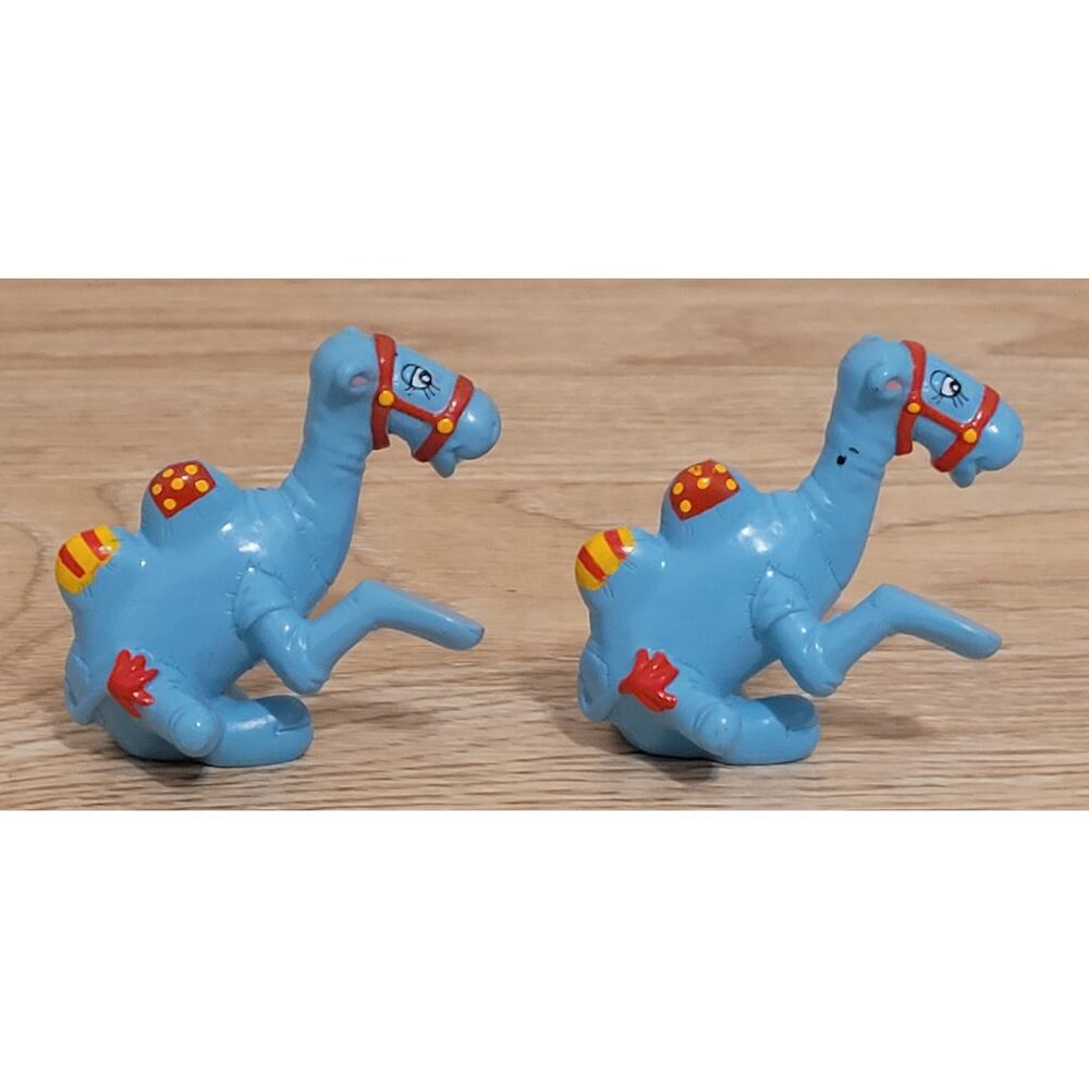 Lot Of 2 Vtg 1988 McDonald's Blue Camel MacMillan Raggedy Ann & Andy PVC Figure